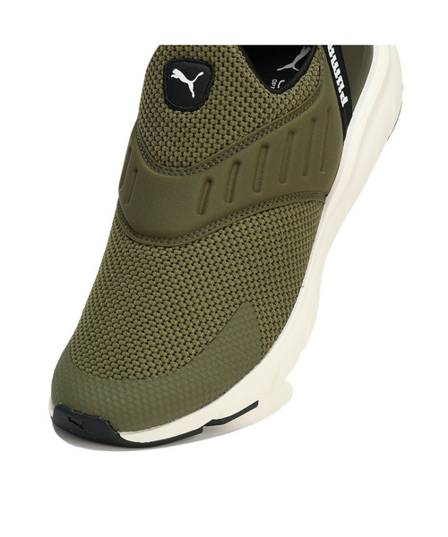 「PUMA」 スリッポン 24.5cm ブラック メンズ_画像6