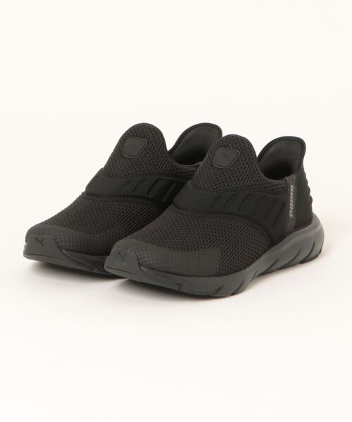 「PUMA」 スリッポン 24.5cm ブラック メンズ_画像7