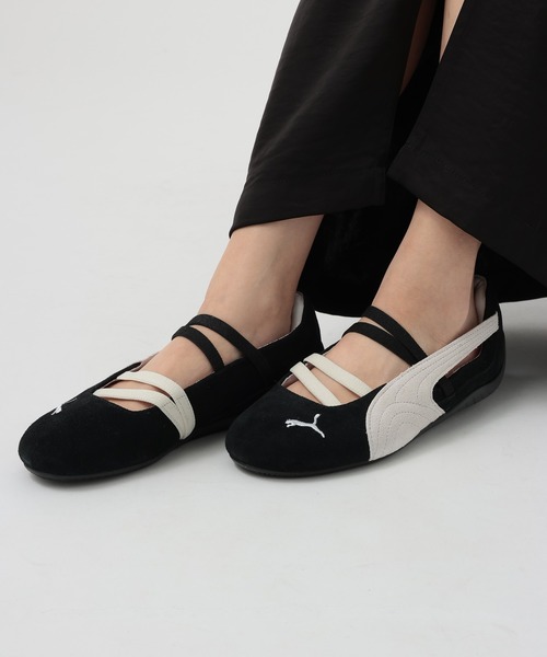 PUMA バレエシューズ ブラック PUMA（プーマ） バレエシューズ パンプス 「」SPEEDCAT B : ZOZOTOWN