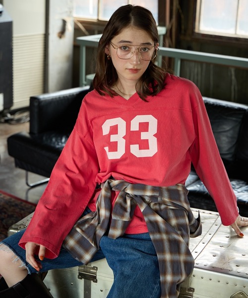 George's tシャツ フットボールナンバーT レディース : ZOZOTOWN