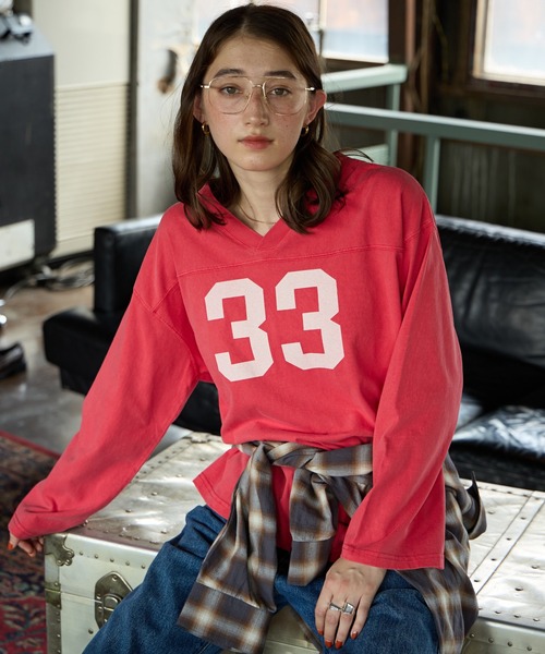George's tシャツ フットボールナンバーT レディース : ZOZOTOWN