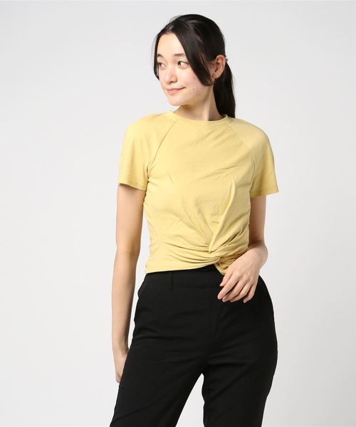 tシャツ six voma ( シックスヴォーマ )/ウエストツイスト 半袖Tシャツ Waist Twist T-Shirt SV-16205 レディ six voma tシャツ ( シックスヴォーマ )/ウエストツイスト 半袖T