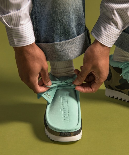 ブーツ A BATHING APE X CLARKS WALLABEE BOOTS M2 ブーツ A BATHING APE X CLARKS WALLABEE BOOTS M2