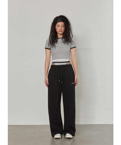 WOOALONG tシャツ Tシャツ 「WOOALONG/ウアロン」Double stripe