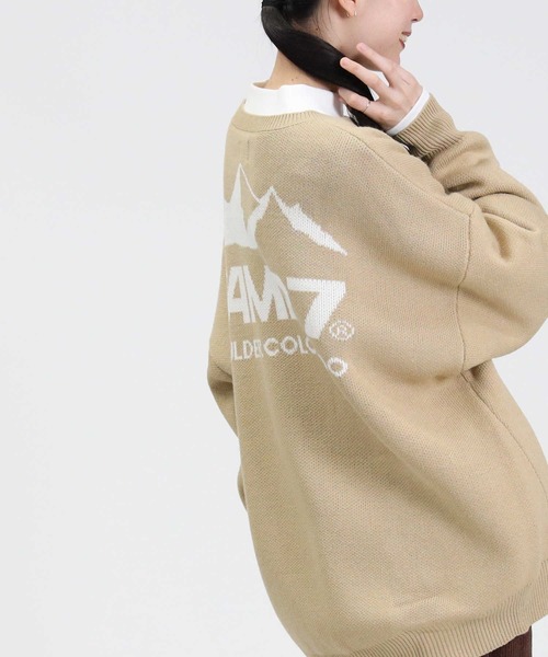 CAMP7 レディース ニット 「CAMP7」マウンテンバックロゴニット