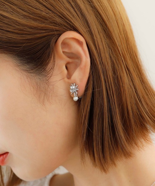 爆買いセール イヤリング Jewcas ビジュー パール コンビネーションエアフィットイヤリング Jc3932 3 300円 Aynaelda Com