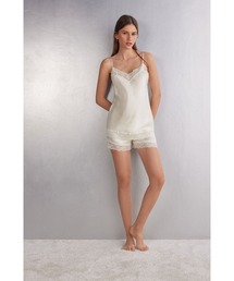 Intimissimi インナーシャツ 肌着 レース＆シルク キャミソール