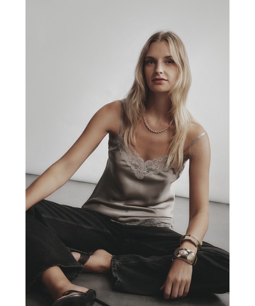 intimissimi シルクキャミソール S Intimissimi（インティミッシミ） インナーシャツ 肌着 Pretty Flowers