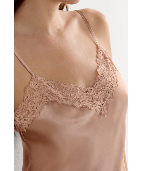 完売品Mサイズ相当】シルク キャミソール＆パンツS intimissimi
