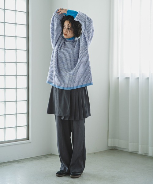 ルメール ミックスニット bohmal ニット セーター 「2024AW」スリーブラインカラフル
