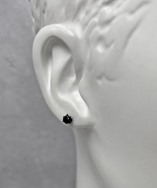 SBG by 7JEWELRY アレルギー対応 ピアス SBG ストーンスタッドピアス