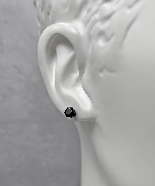 SBG by 7JEWELRY アレルギー対応 ピアス SBG ストーンスタッドピアス