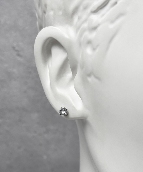 SBG by 7JEWELRY アレルギー対応 ピアス SBG ストーンスタッドピアス
