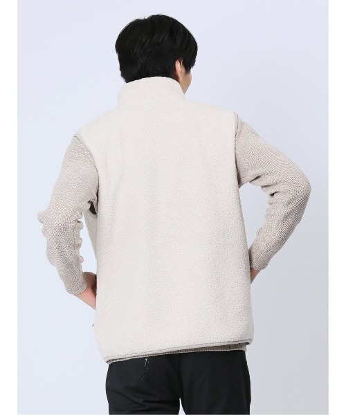 renoma HOMME ベスト ジレ レノマ オム シャギーボア スタンド renoma HOMME ベスト ジレ レノマ オム シャギーボア スタンド