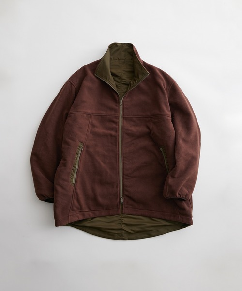コート モッズコート 【WEB限定】《ナイロン×フリース》ハイブリッド リバーシブル ブルゾン / M-65 / モッズコート / フリースジャケット モッズコート WEB限定 ナイロン×フリース ハイブリッド リバーシブル ブルゾン フリースジャケット ADAM ET