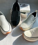 スニーカー 厚底 カジュアル スリッポン スニ...の詳細画像2