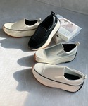 スニーカー 厚底 カジュアル スリッポン スニ...の詳細画像1