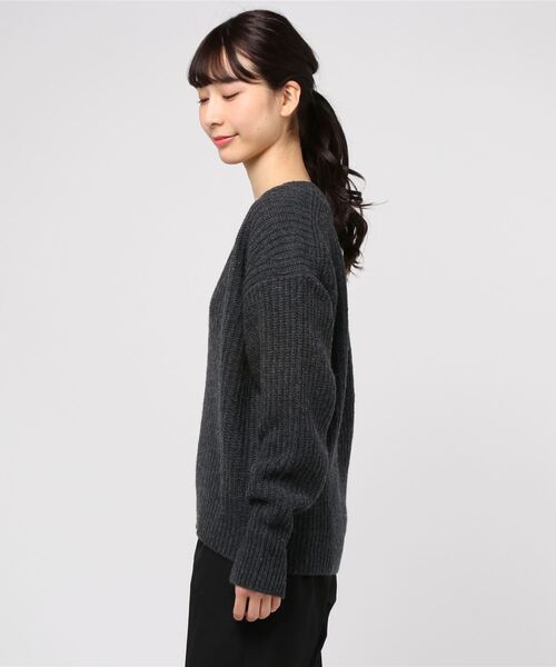 BEAMS LIGHTS 「BEAMS LIGHTS」 Vネックニット ONE SIZE グレー