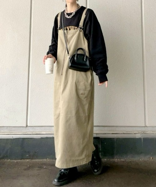 FREAK'S STORE Dickies ジャンスカ サロペット Dickies ディッキーズ ジャンパースカート レディース 綿100% 長