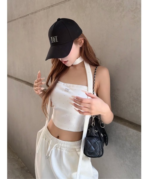 Darich（ダーリッチ） キャップ 帽子 レディース クリスタルロゴ