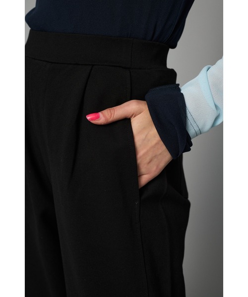 HeRIN.CYE 裏起毛 ウォームスウェット バルーンヘムドッキング HeRIN.CYE スウェットパンツ ジャージ ponte cocoon pants