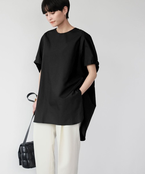 ELFRANK ブラウス シャツ ドルマンオーバーサイズブラウス「綿100