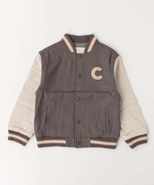 ベビー 「Rylee＋Cru」VARSITY JACKET || SLATE