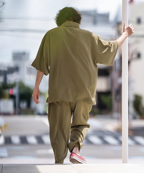 CAMBIO（カンビオ） パンツ mp12365- イージーワイドタックパンツ