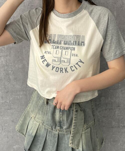 tシャツ ラグランリブロンT レディース ラグランリブロンT（Tシャツ/カットソー）｜Didot.showroom