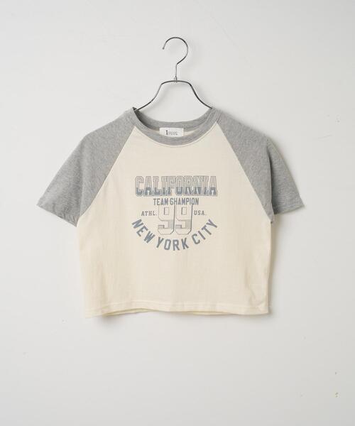 WOND tシャツ CALIFORNIAロゴラグランTシャツ レディース
