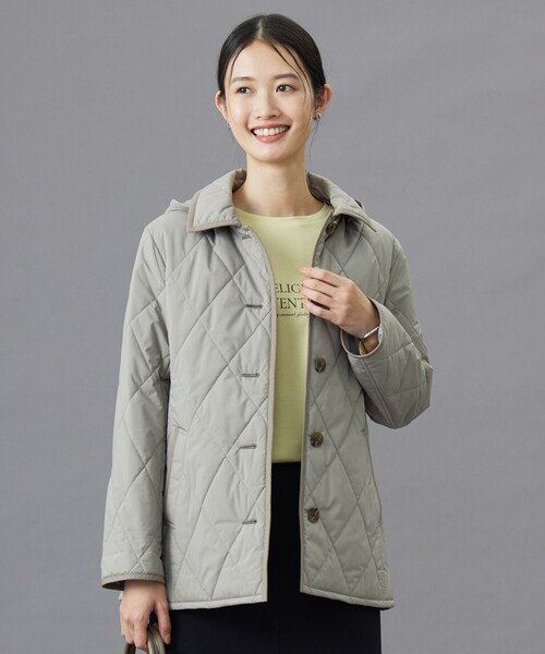 コート アウター 「洗える・撥水」プレミアムBasicキルティング