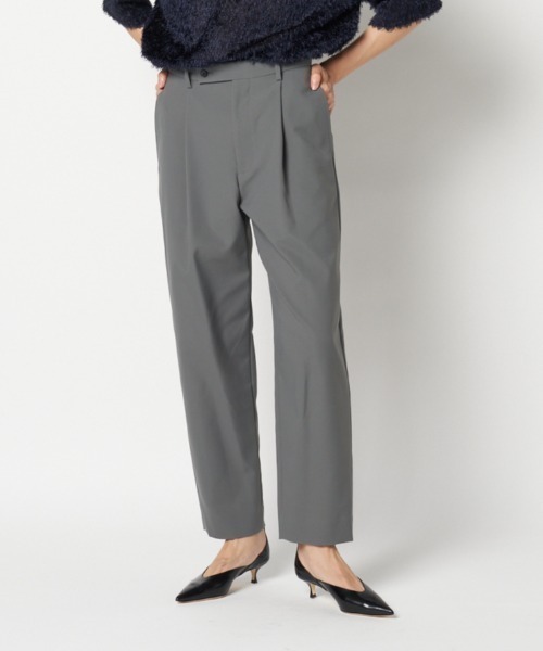 HELIOPOLE パンツ STRETCH TUCK PANTS レディース : ZOZOTOWN HELIOPOLE パンツ STRETCH TUCK PANTS レディース : ZOZOTOWN