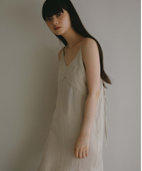 CASA FLINE ベージュ オフショルダー ワンピース F CASA FLINE ベージュ オフショルダー ワンピース F