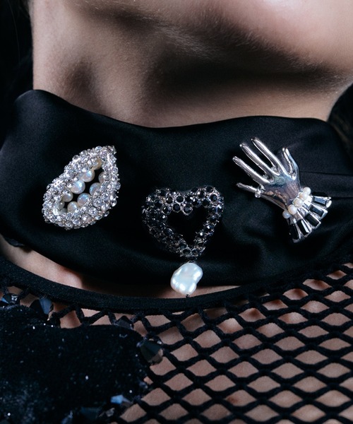 ブローチ 「IRIS 47」burning brooch BO125 レディース