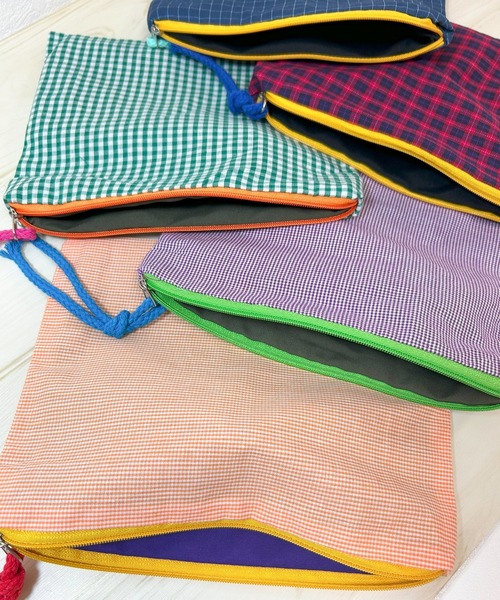 DiamondHearts（ダイヤモンドハーツ） ポーチ チェック柄カラーポーチ