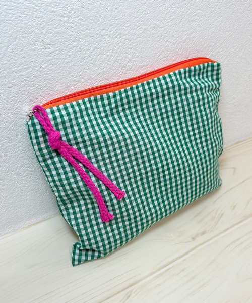 DiamondHearts（ダイヤモンドハーツ） ポーチ チェック柄カラーポーチ