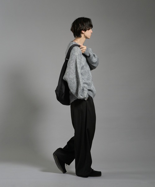 ショルダーバッグ NYLON BIG SHOULDER BACK/ナイロンビックショルダーバッグ メンズ | kutir | 07