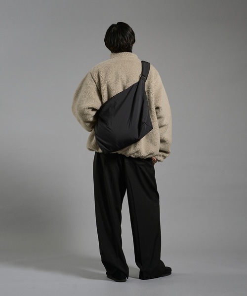 ショルダーバッグ NYLON BIG SHOULDER BACK/ナイロンビックショルダーバッグ メンズ | kutir | 11