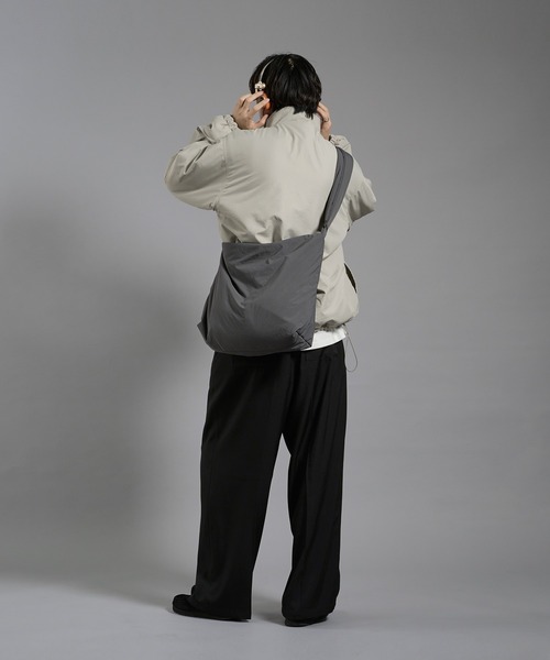 ショルダーバッグ NYLON BIG SHOULDER BACK/ナイロンビックショルダーバッグ メンズ | kutir | 18
