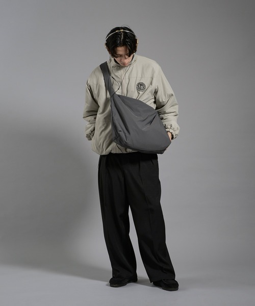 ショルダーバッグ NYLON BIG SHOULDER BACK/ナイロンビックショルダーバッグ メンズ | kutir | 15