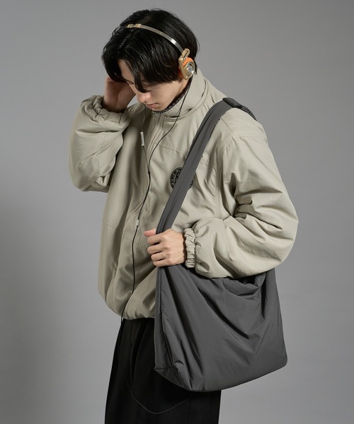 ショルダーバッグ NYLON BIG SHOULDER BACK/ナイロンビックショルダーバッグ メンズ | kutir | 14