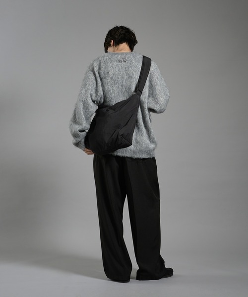 ショルダーバッグ NYLON BIG SHOULDER BACK/ナイロンビックショルダーバッグ メンズ | kutir | 08