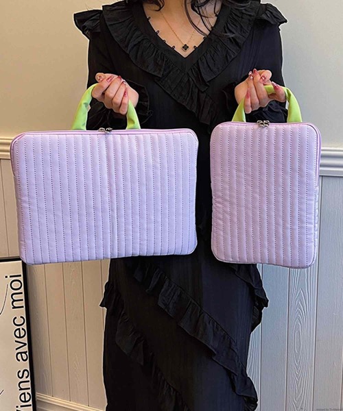 TONE SELECT GOODS タブレットケース Liaa/ハンドル付き キルティング