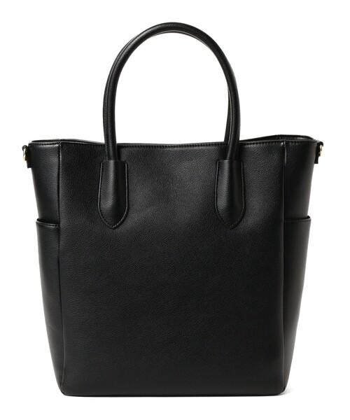 ブラック トートバッグ 両面バッグ 大容量でノートパソコンが入ります B：MING by BEAMS（ビーミング by ビームス） トートバッグ 2WAY