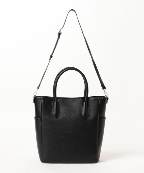 ブラック トートバッグ 両面バッグ 大容量でノートパソコンが入ります B：MING by BEAMS（ビーミング by ビームス） トートバッグ 2WAY