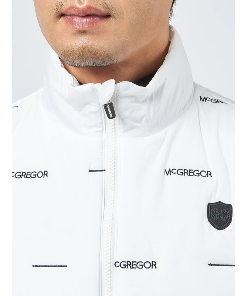McGREGOR GOLF ベスト ジレ GOLF「メンズ」 ロゴ刺繍中綿ベスト メンズ