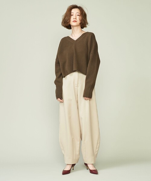 パンツ 「conte」ラウンドシルエット パンツ レディース : 87671678 