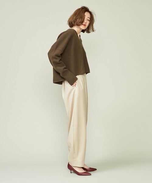 conte パンツ 「conte」ラウンドシルエット レディース : ZOZOTOWN 