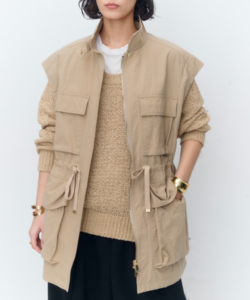 ジャケット ブルゾン Curensology(カレンソロジー)/ミリタリー2WAY