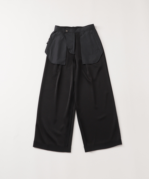 Spick＆Span スラックス パンツ 「追加」シルキードレープ2